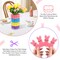 Lettry Easter Decorations, 64pcs Cute Sponge Bunnies Vase Filler, Spring Indoor Decor for Tiered Tray and Table Decorations